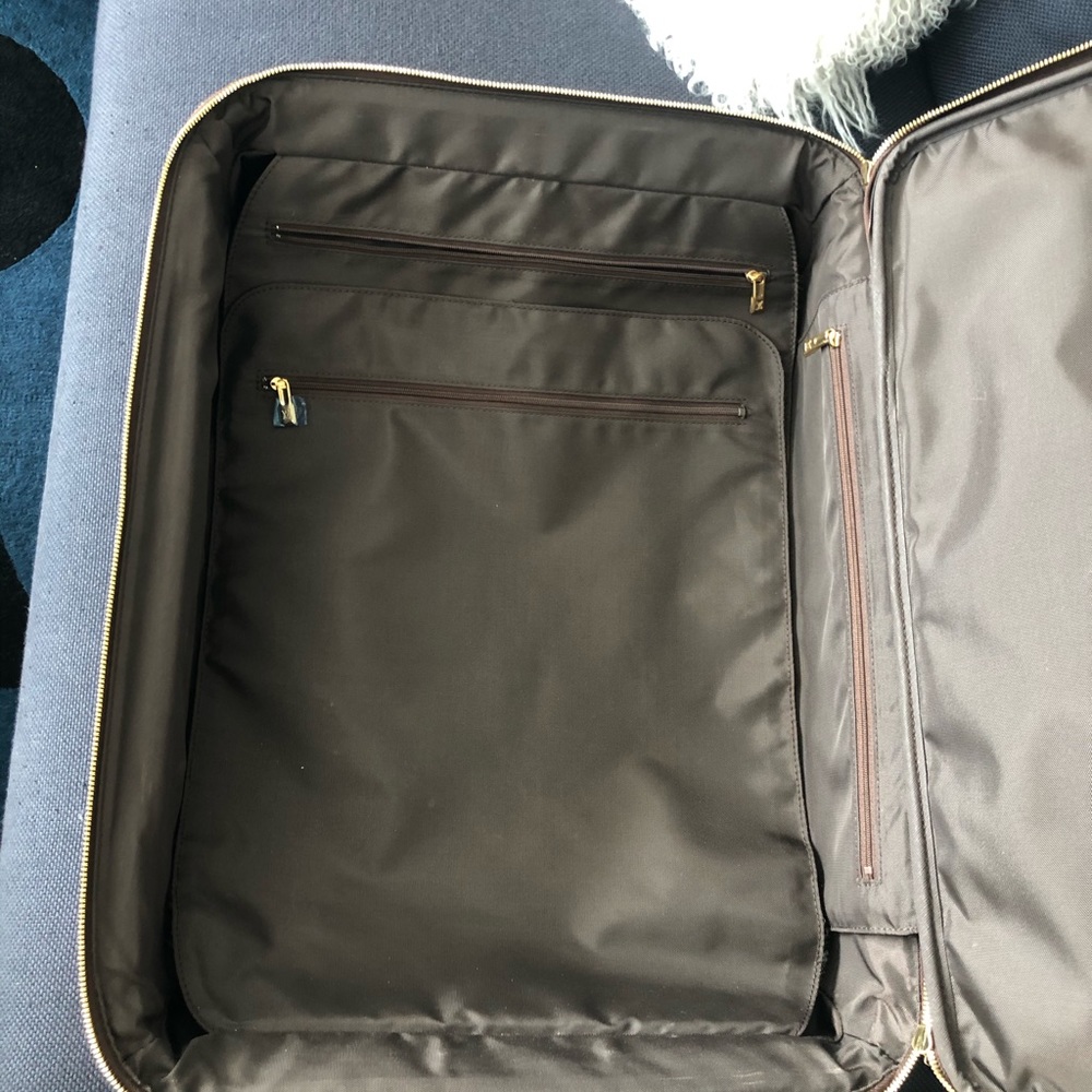 Louis Vuitton Damier Ebene Rolling Travel Bag in Brown - Picture 4 of 9